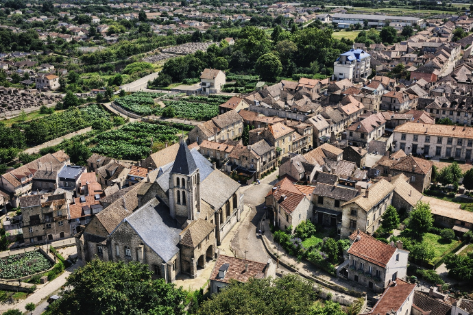 Vue drone de Groslay